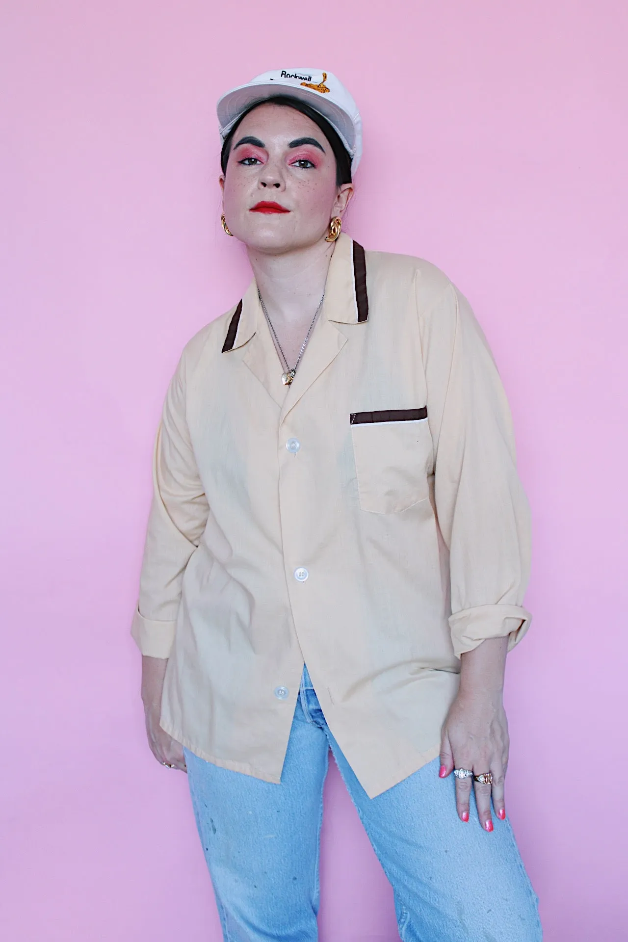 Button Up Pajama Shirt