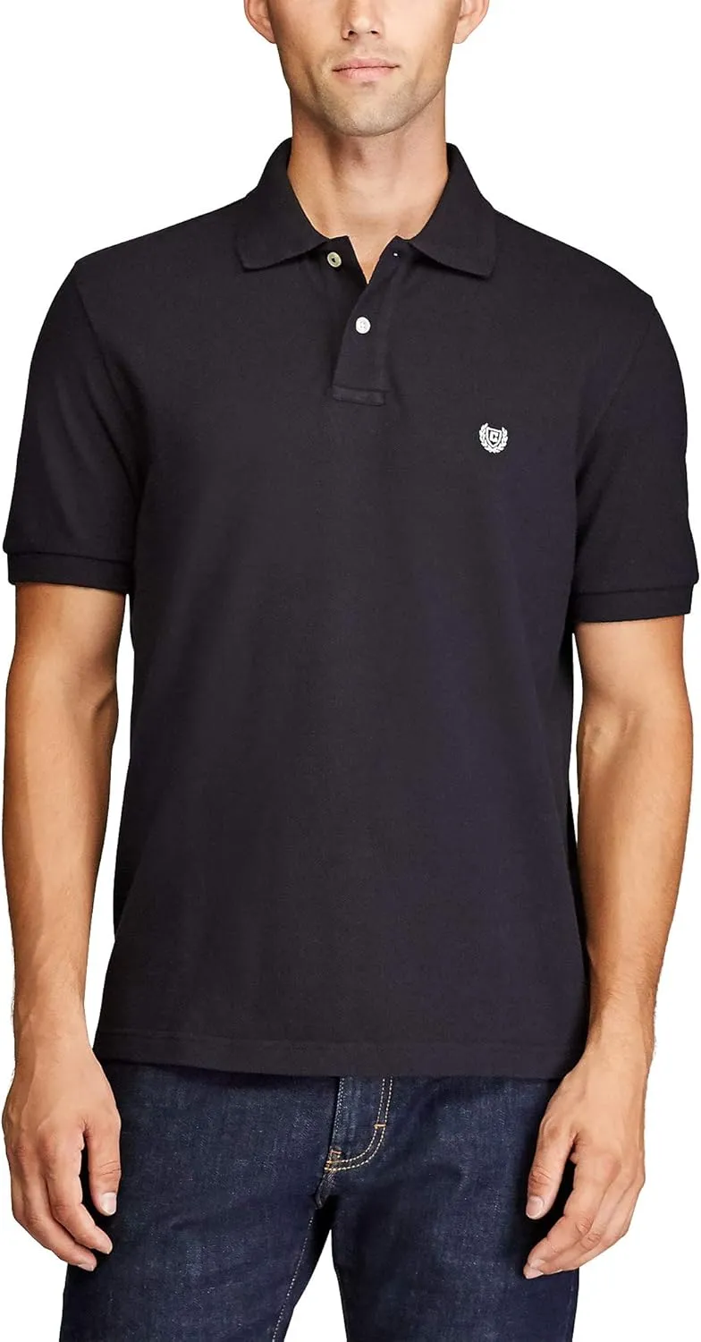 Chaps Men's Classic Fit Cotton Mesh Everyday Polo Shirt