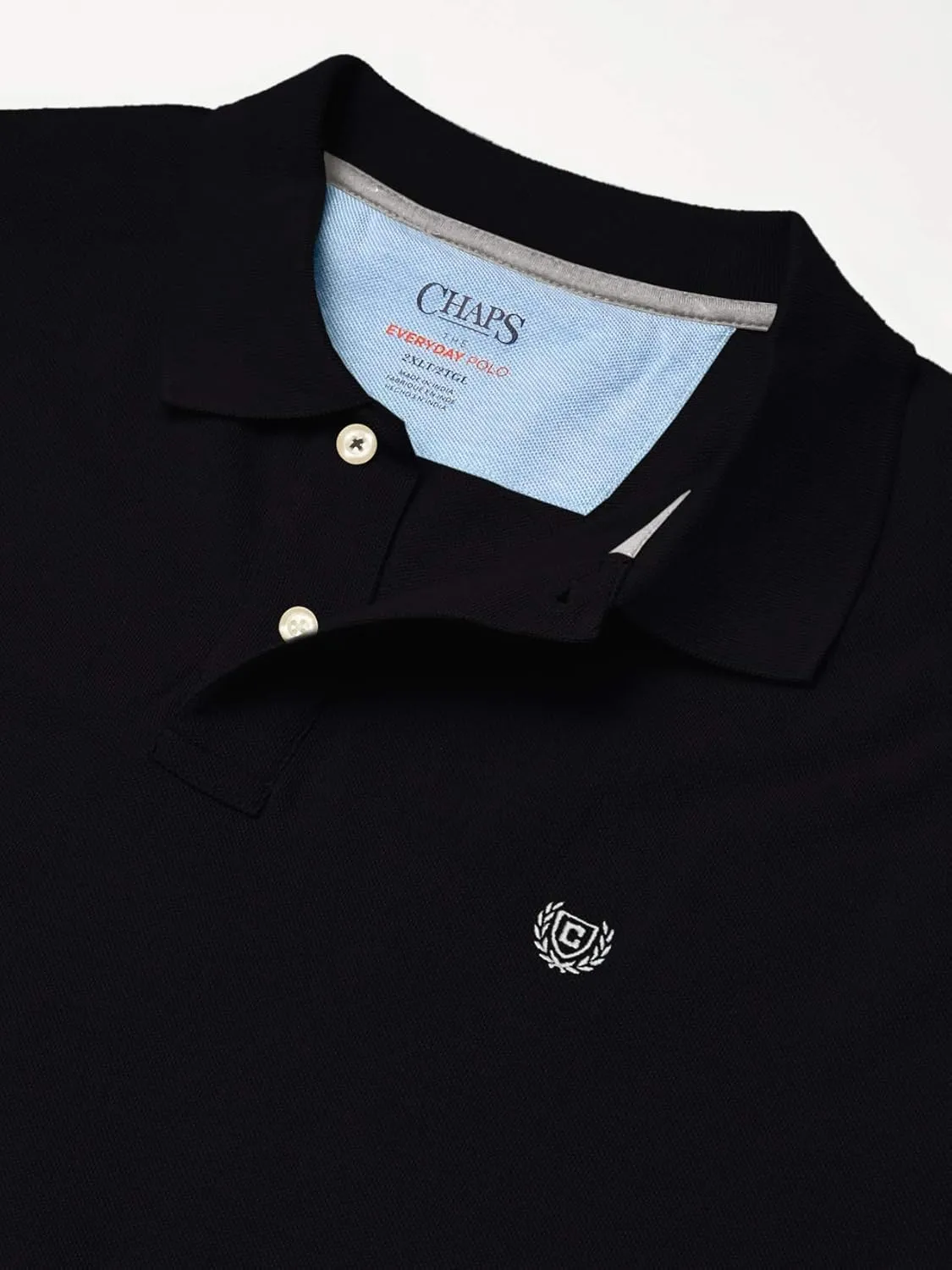 Chaps Men's Classic Fit Cotton Mesh Everyday Polo Shirt