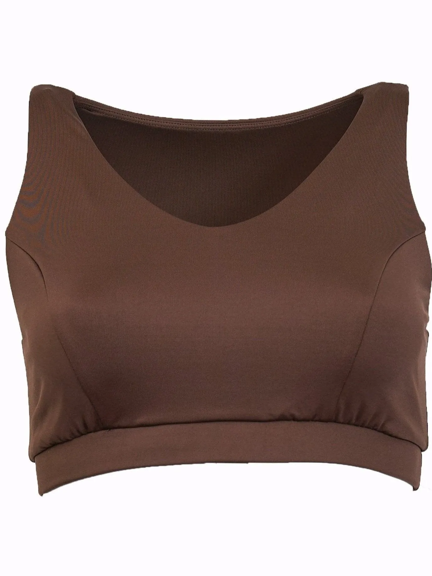 Classic Performance Bra Bark Solid Shimmer