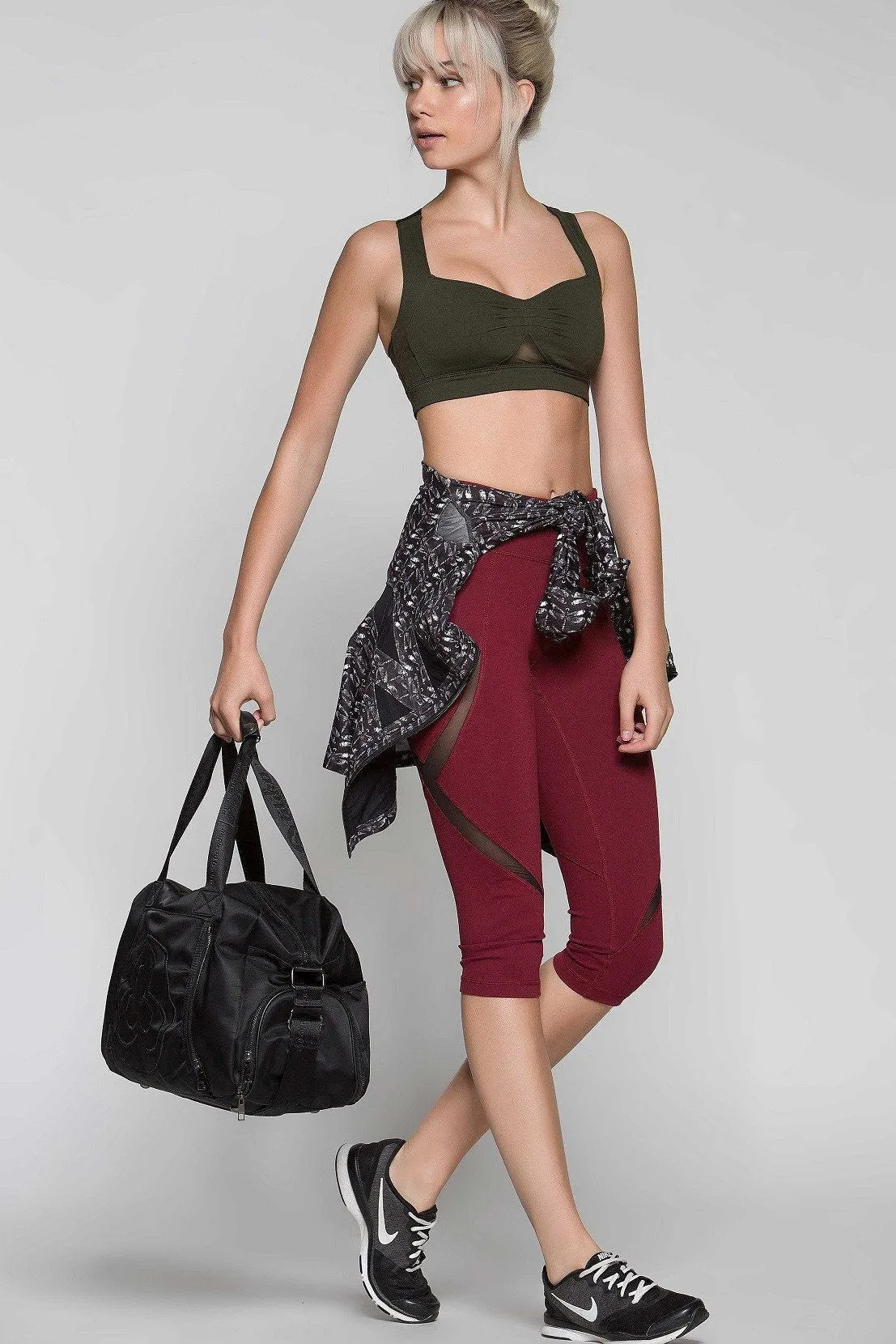 Cut-Out High Impact Bra