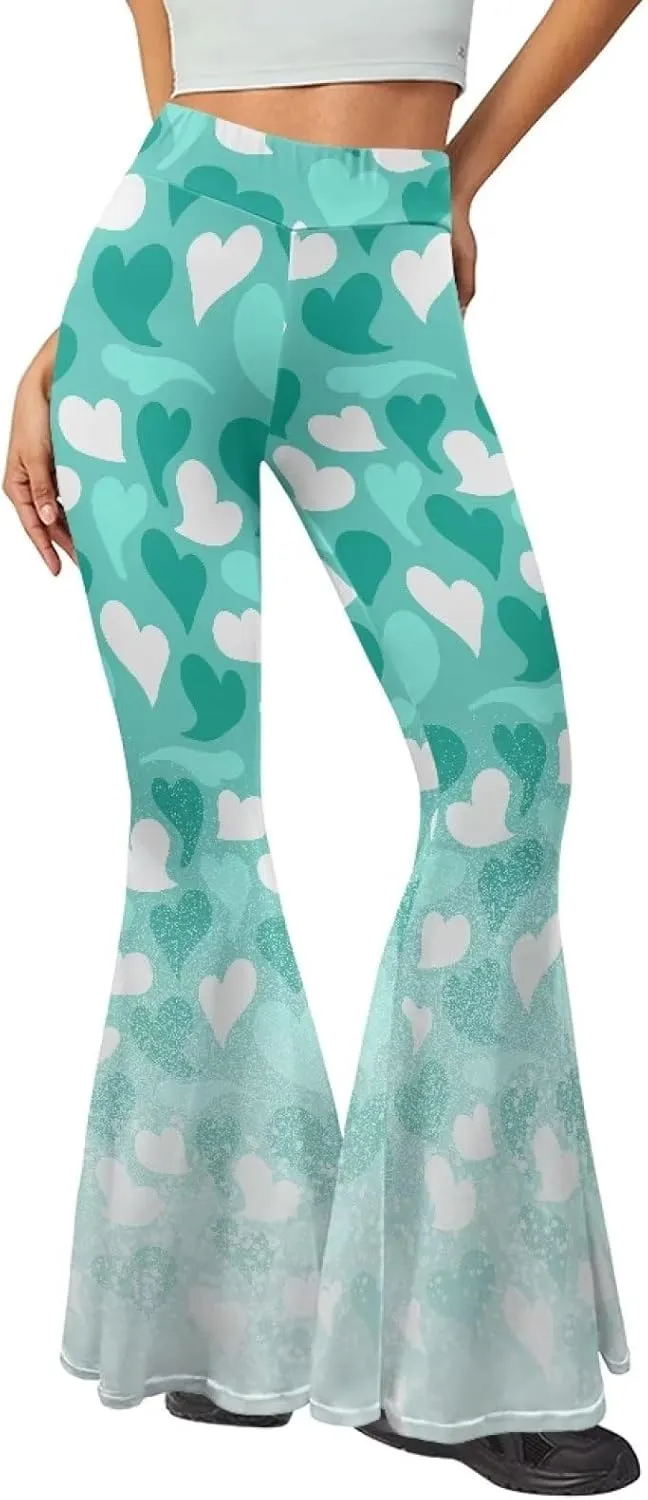 DISNIMO Women's Bootcut Yoga Pants Tummy Control Workout Bootleg Yoga Pants S-2XL