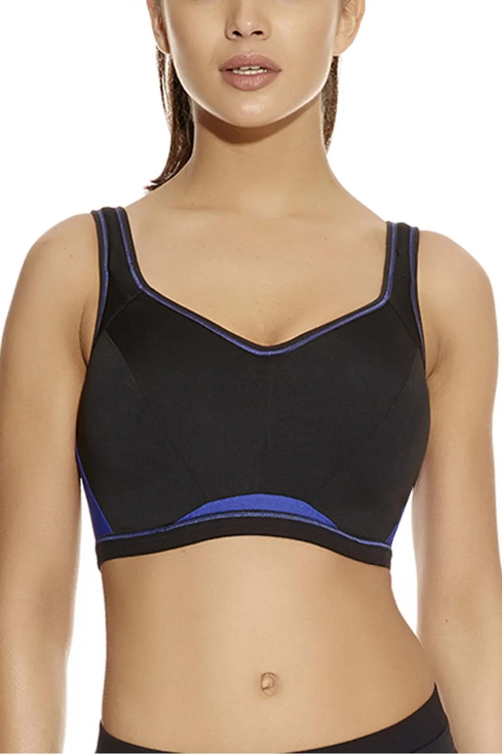 Freya High Impact Moulded Sport Bra, Electric Black (AA4004)