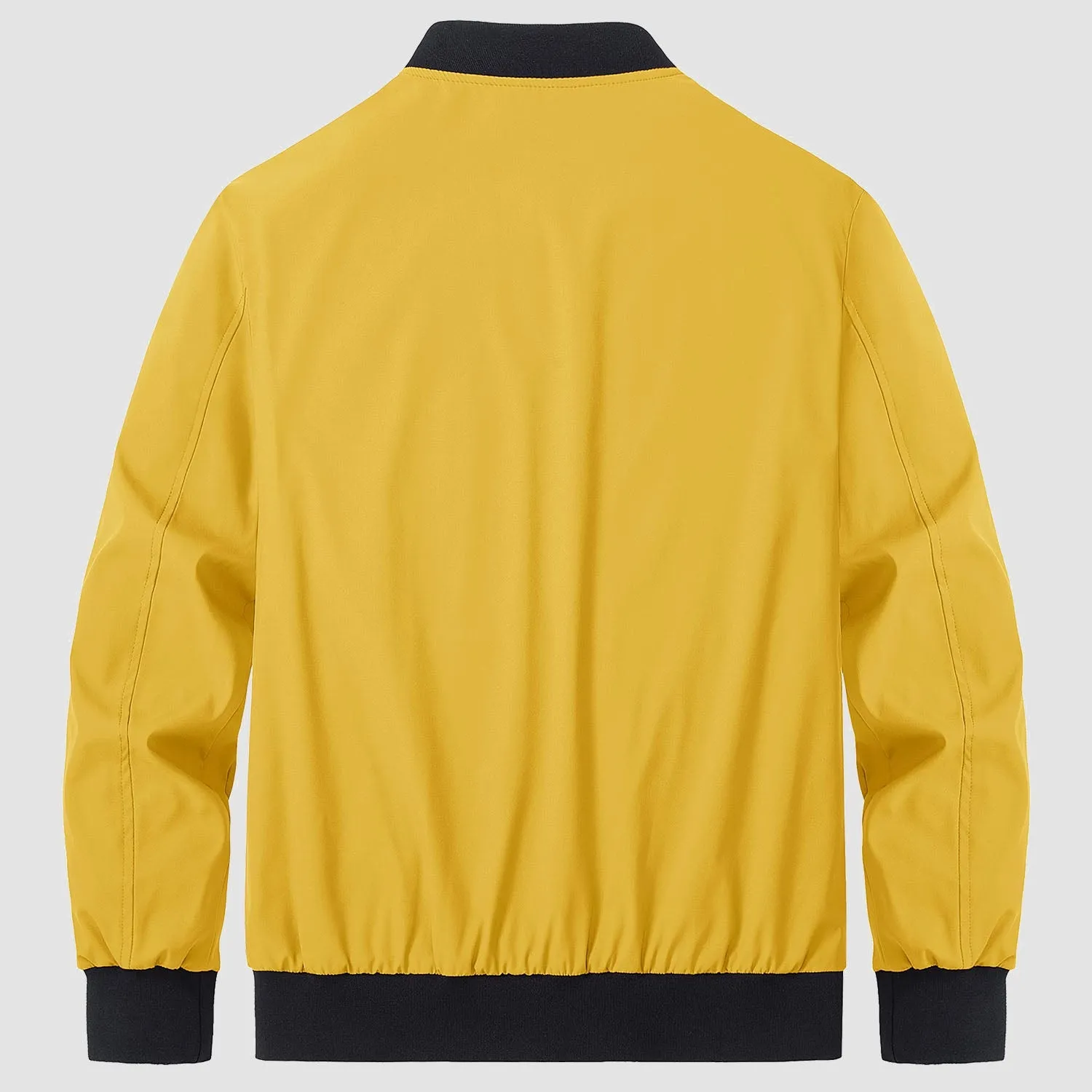 Men's Bomber Jacket Lightweight Windbreaker with Pockets