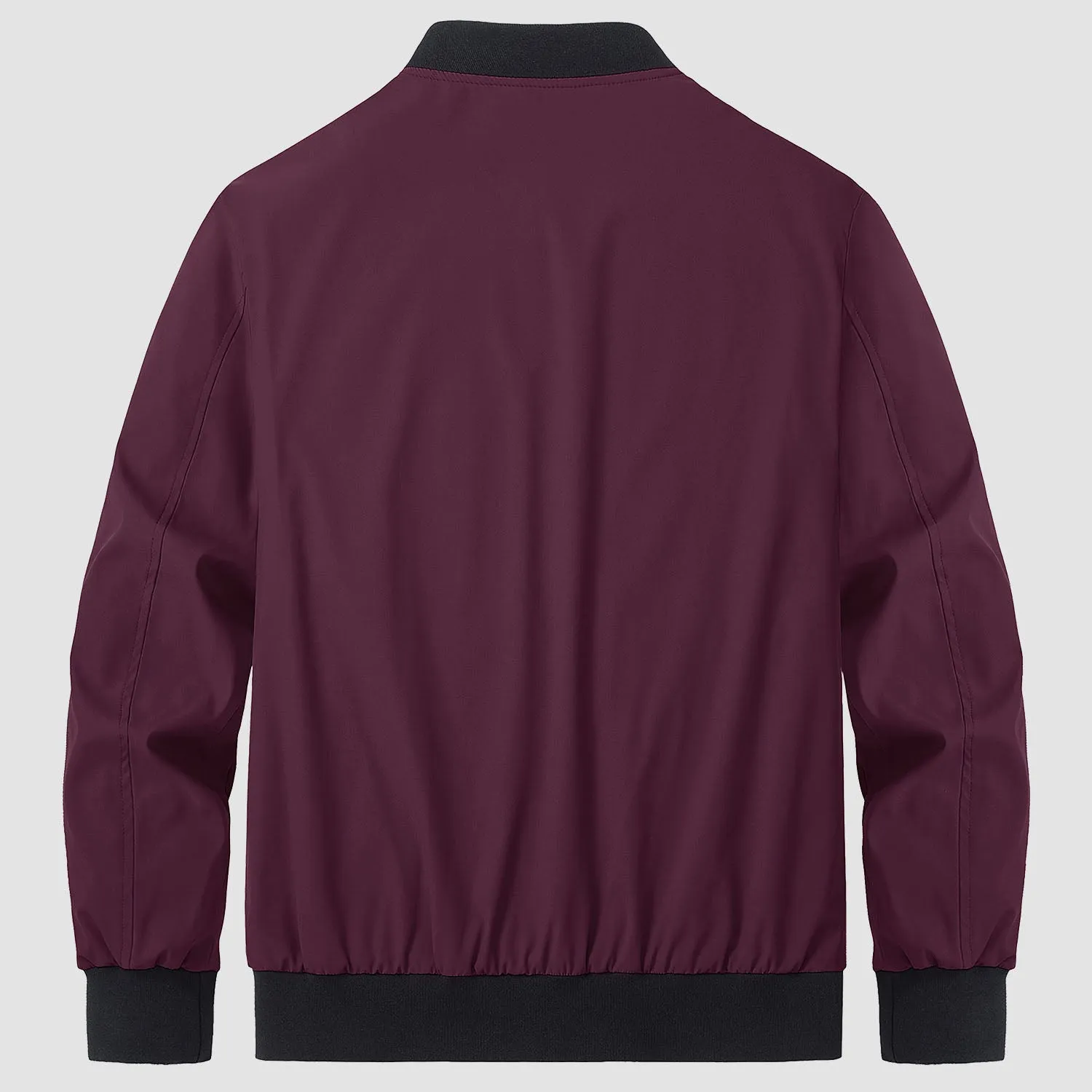 Men's Bomber Jacket Lightweight Windbreaker with Pockets
