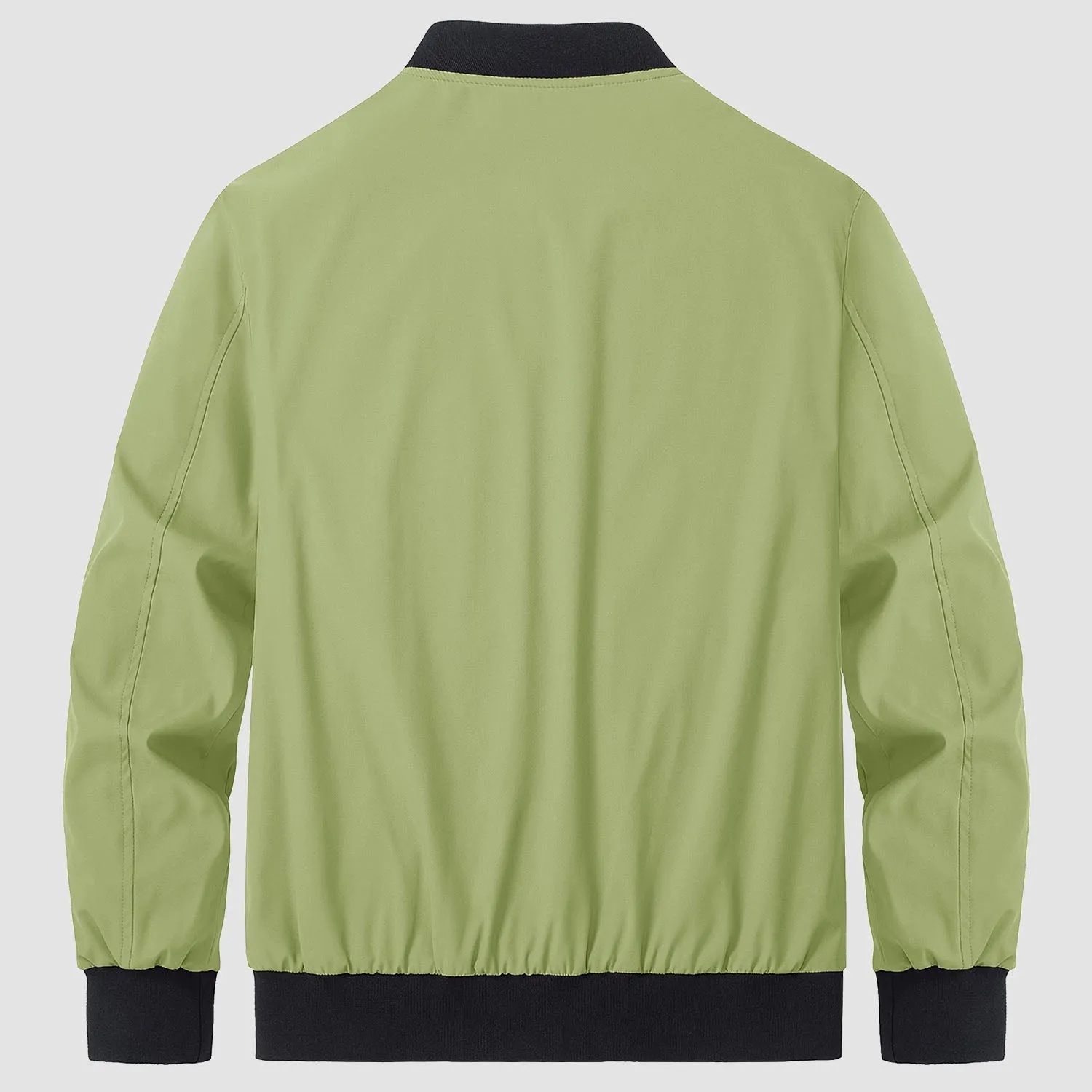 Men's Bomber Jacket Lightweight Windbreaker with Pockets