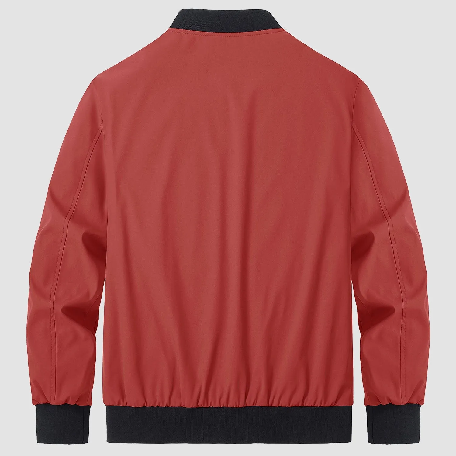 Men's Bomber Jacket Lightweight Windbreaker with Pockets