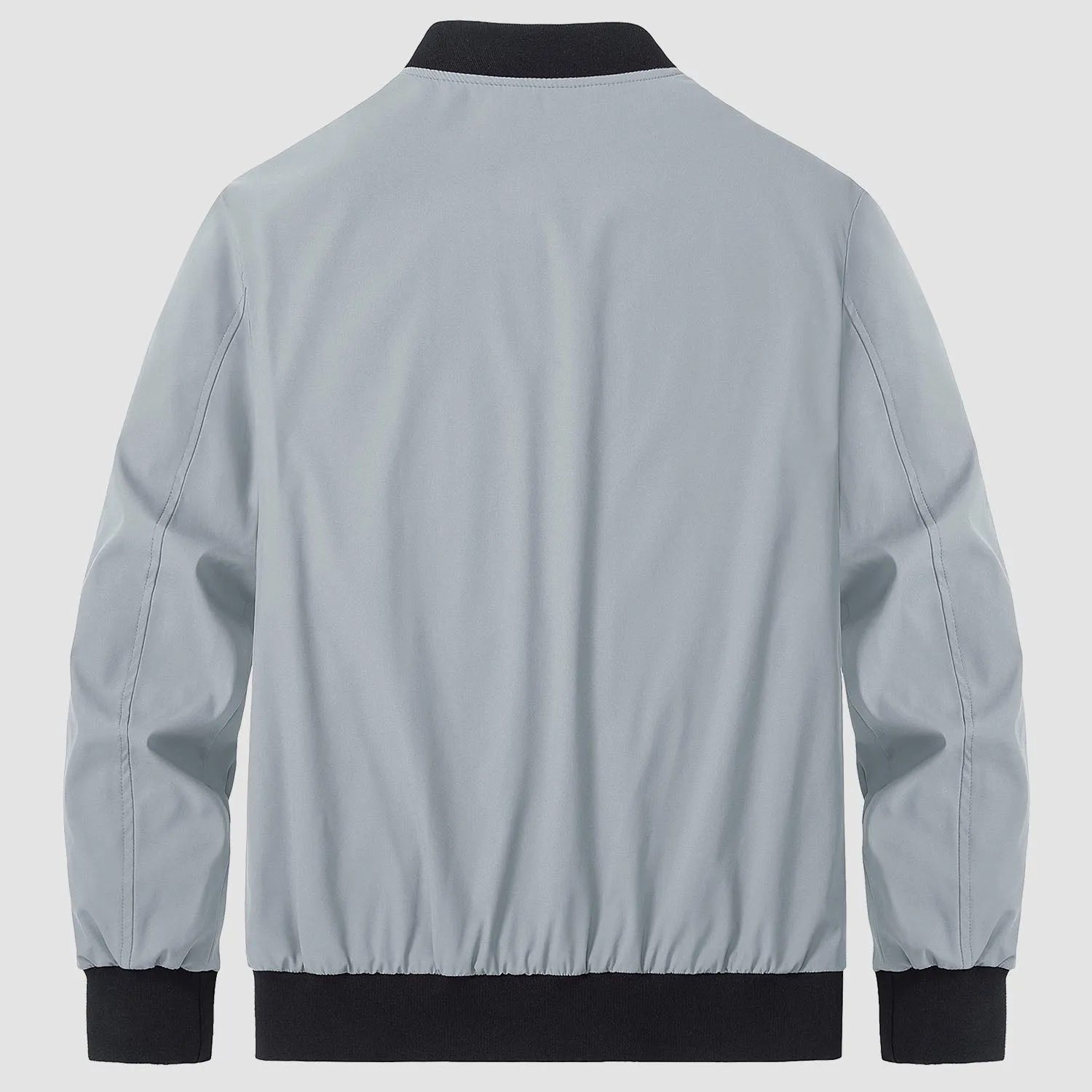 Men's Bomber Jacket Lightweight Windbreaker with Pockets