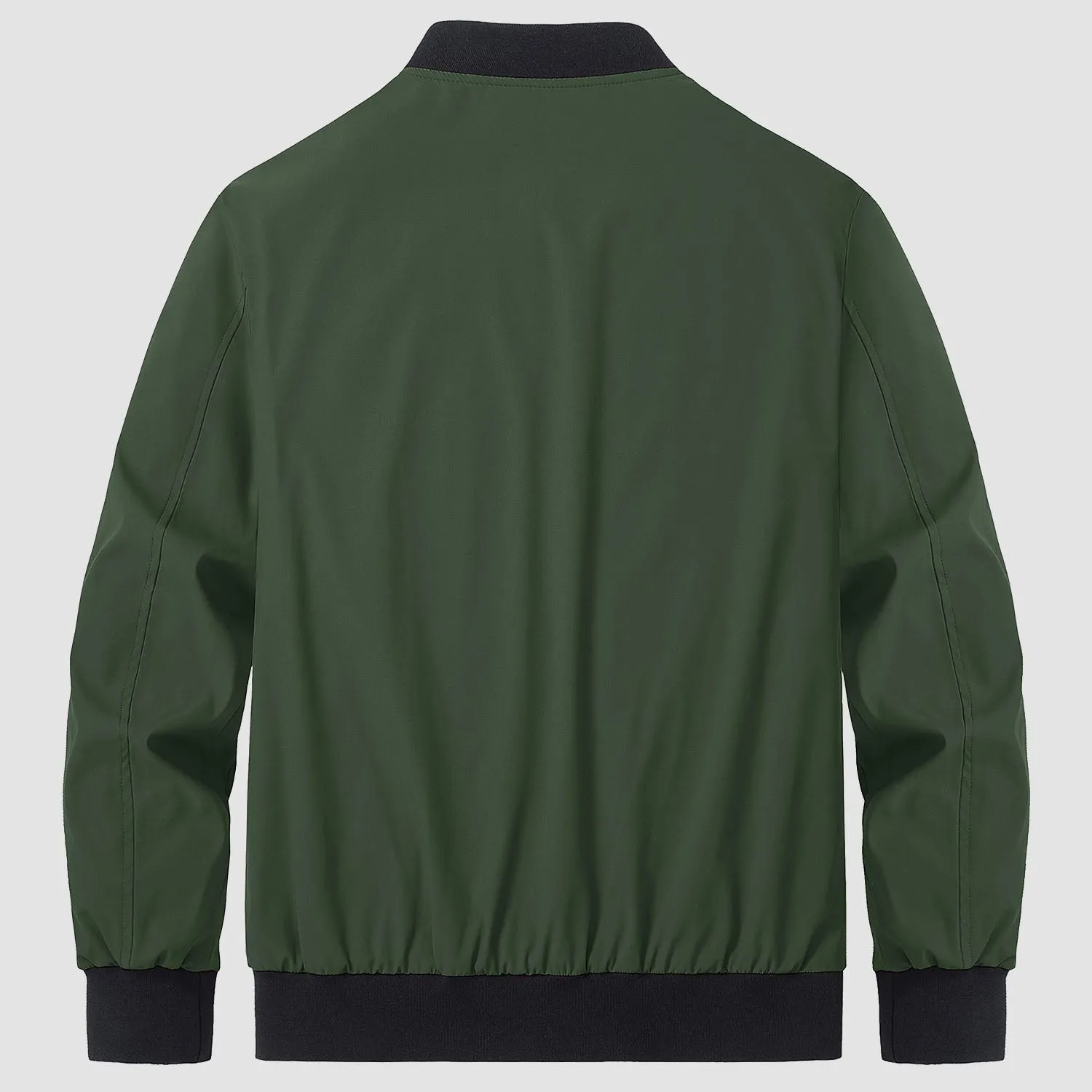 Men's Bomber Jacket Lightweight Windbreaker with Pockets