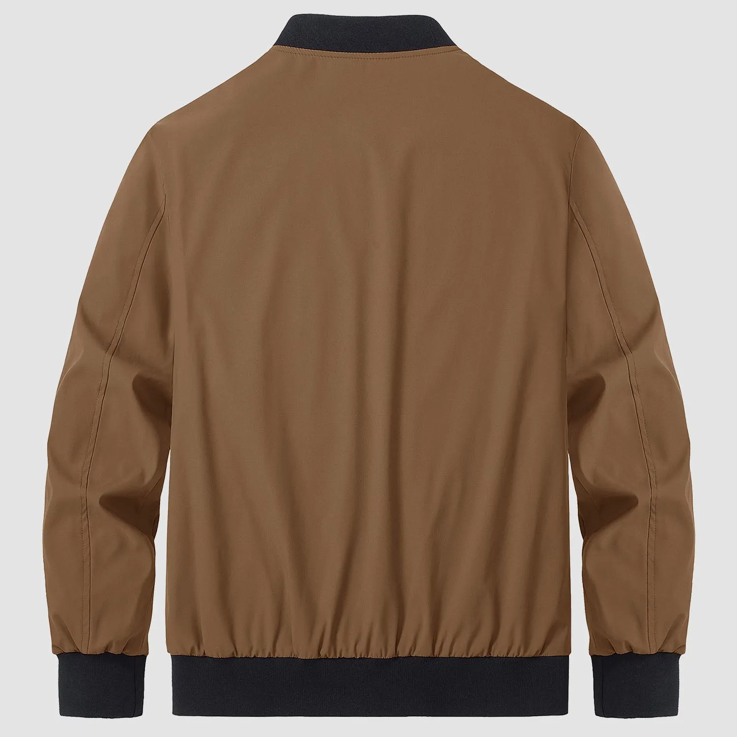Men's Bomber Jacket Lightweight Windbreaker with Pockets