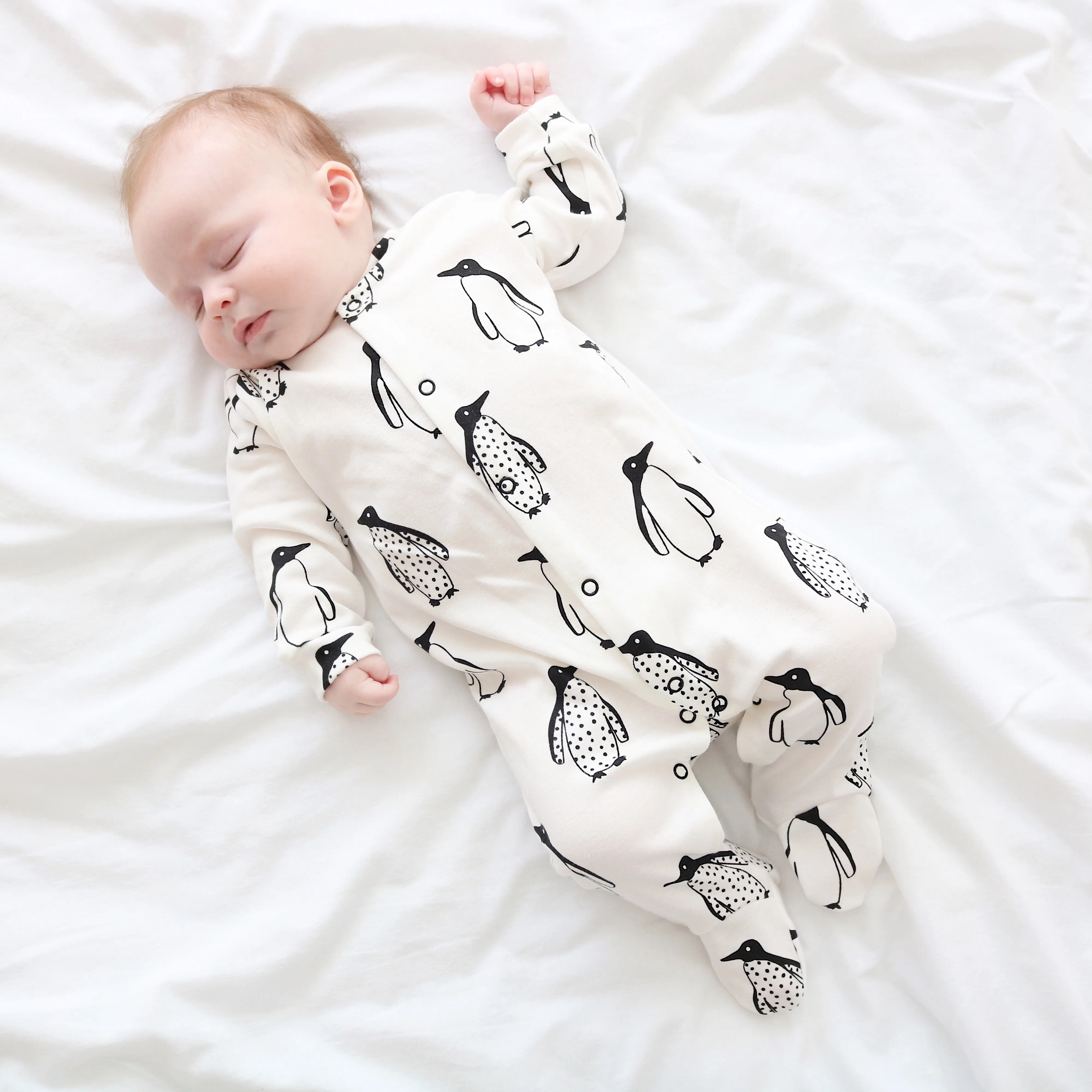 Penguin Cotton Sleepsuit