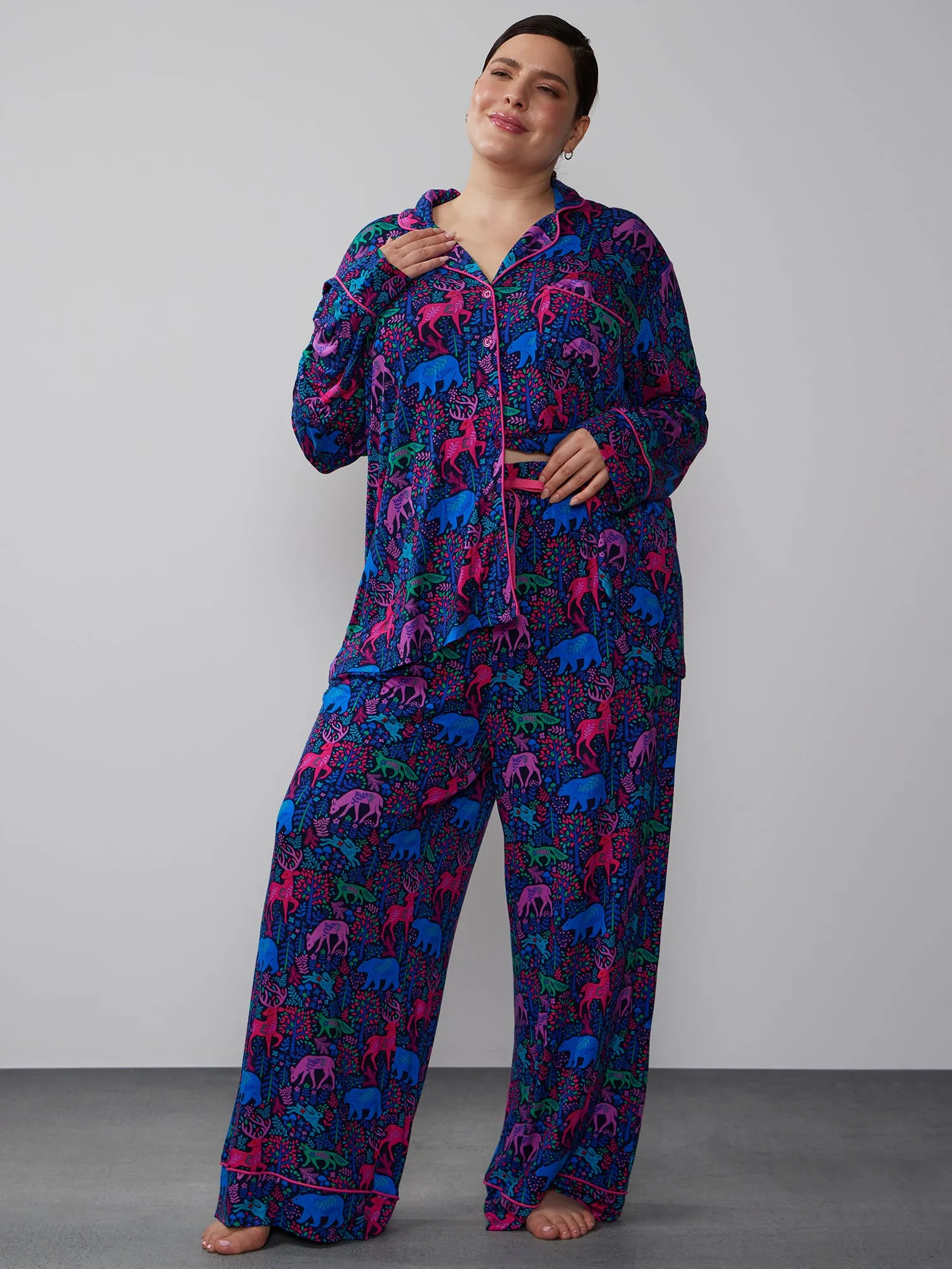 Plus Woodland Critter Pajama Set