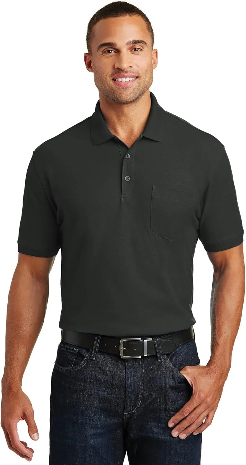 Port Authority Core Classic Pique Pocket Polo
