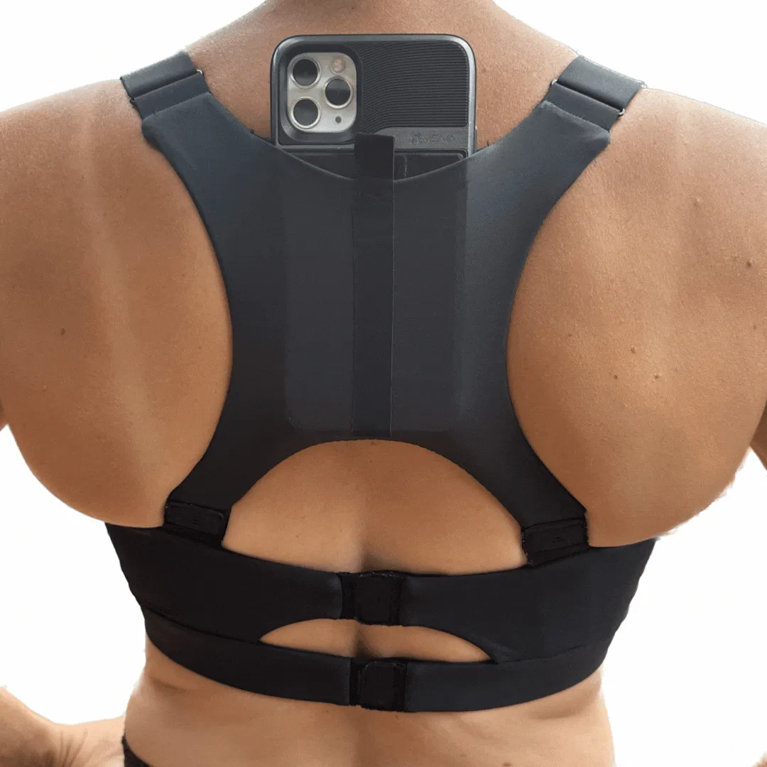 Racerback Pocket Sports Bra | High Impact
