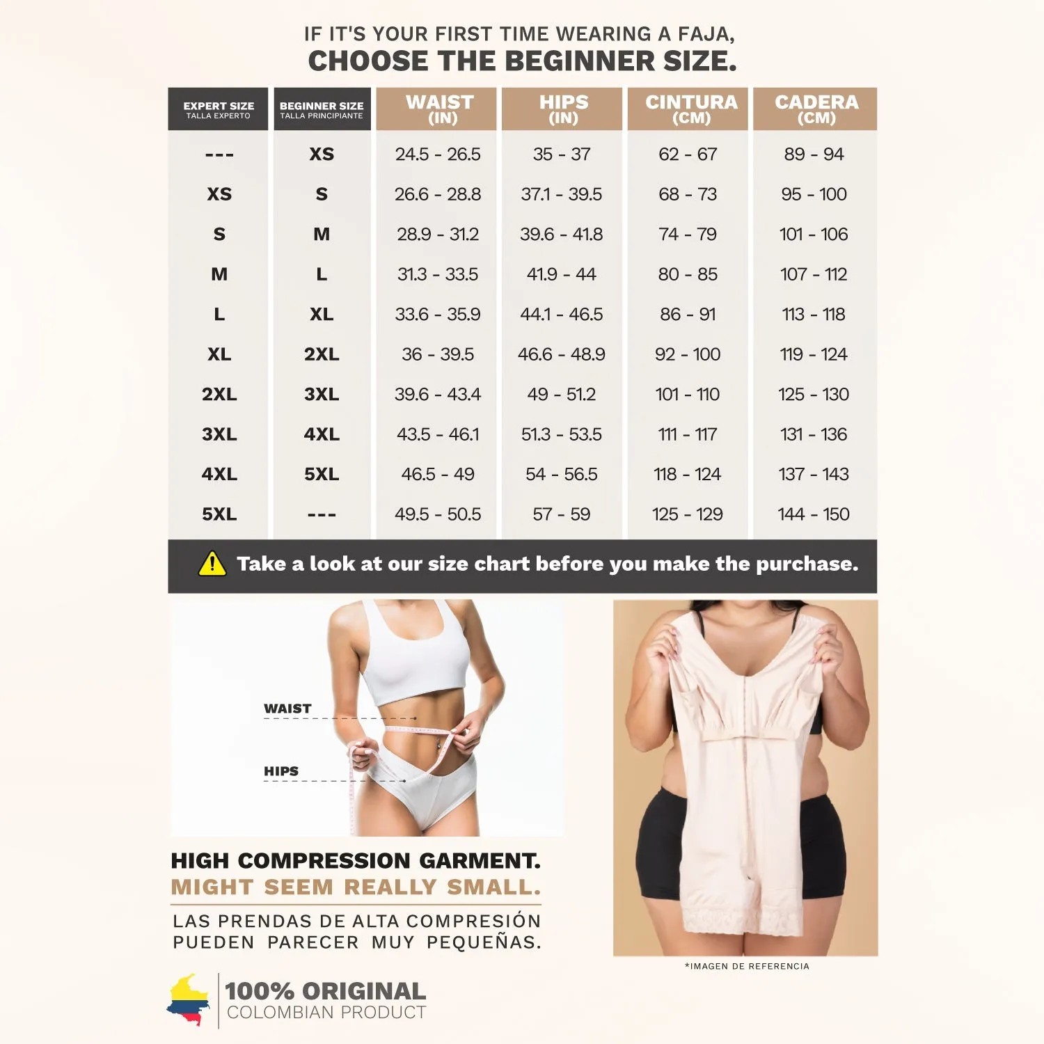 SONRYSE 014ZL  Post Surgery and Postpartum Use Shapewear Knee Length