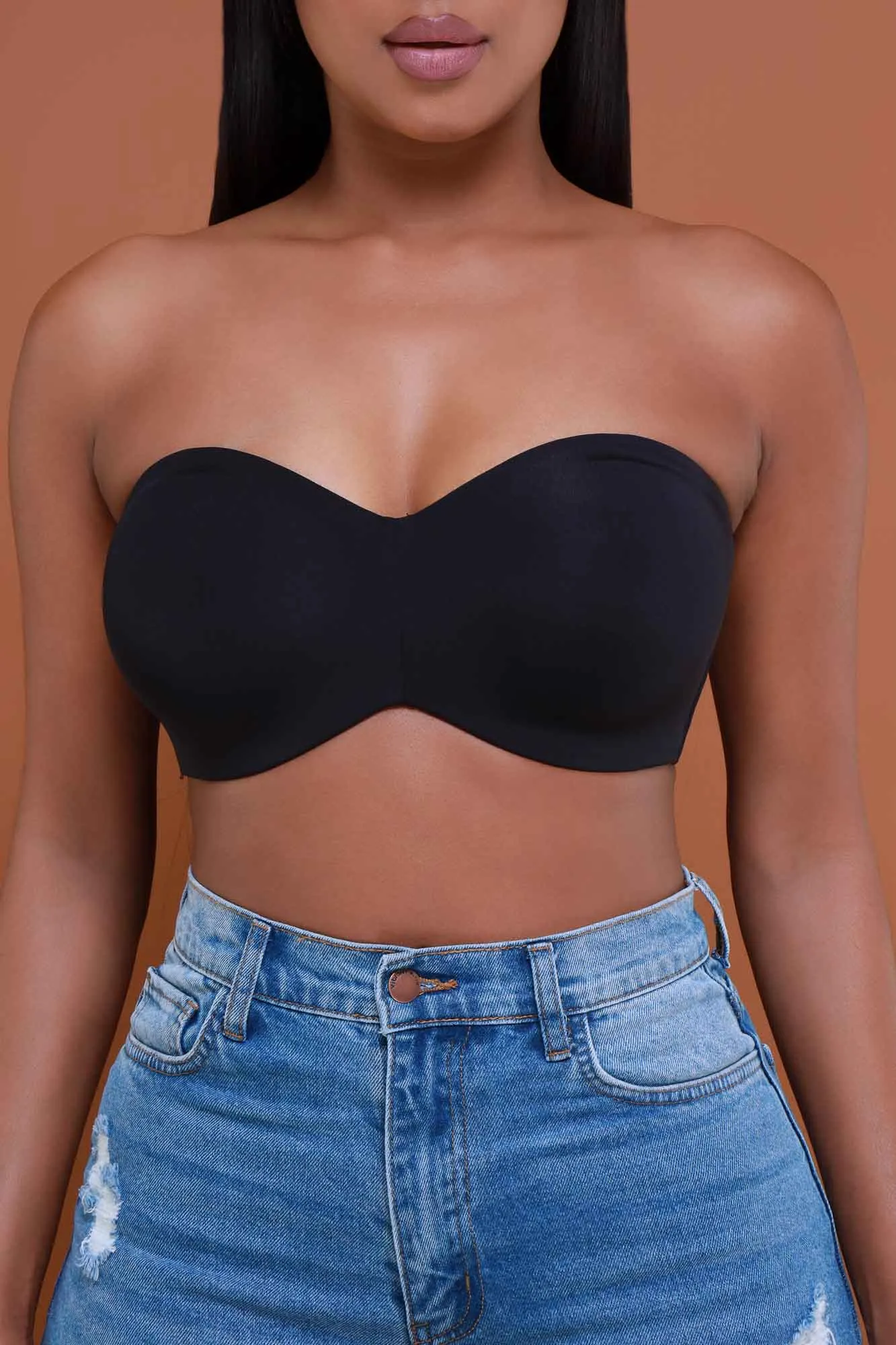 Stay Put Lightly Lined Strapless Bra - Black No. 276