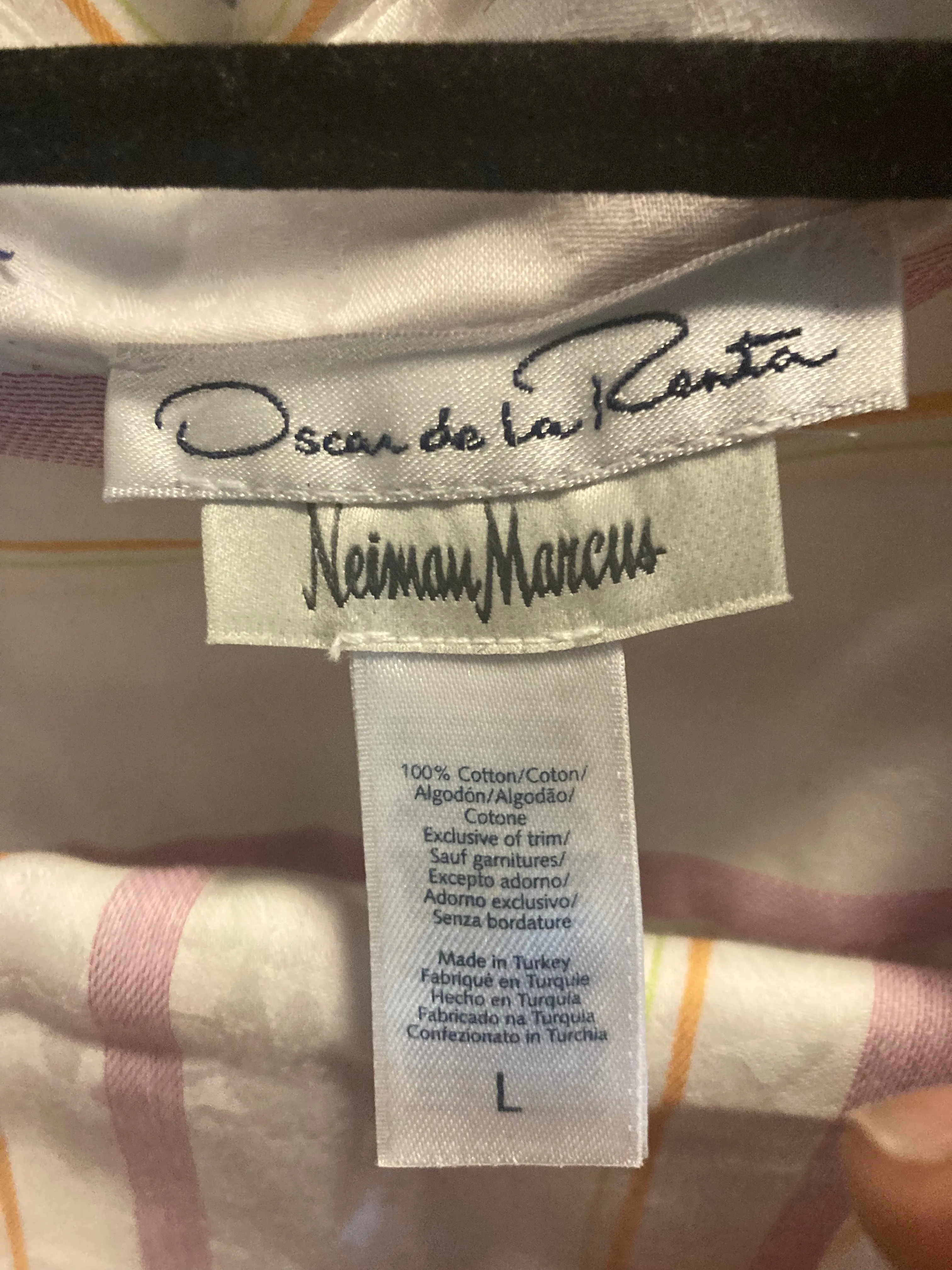 Vintage 90s Oscar de la Renta for Niemann Marcus Pajama