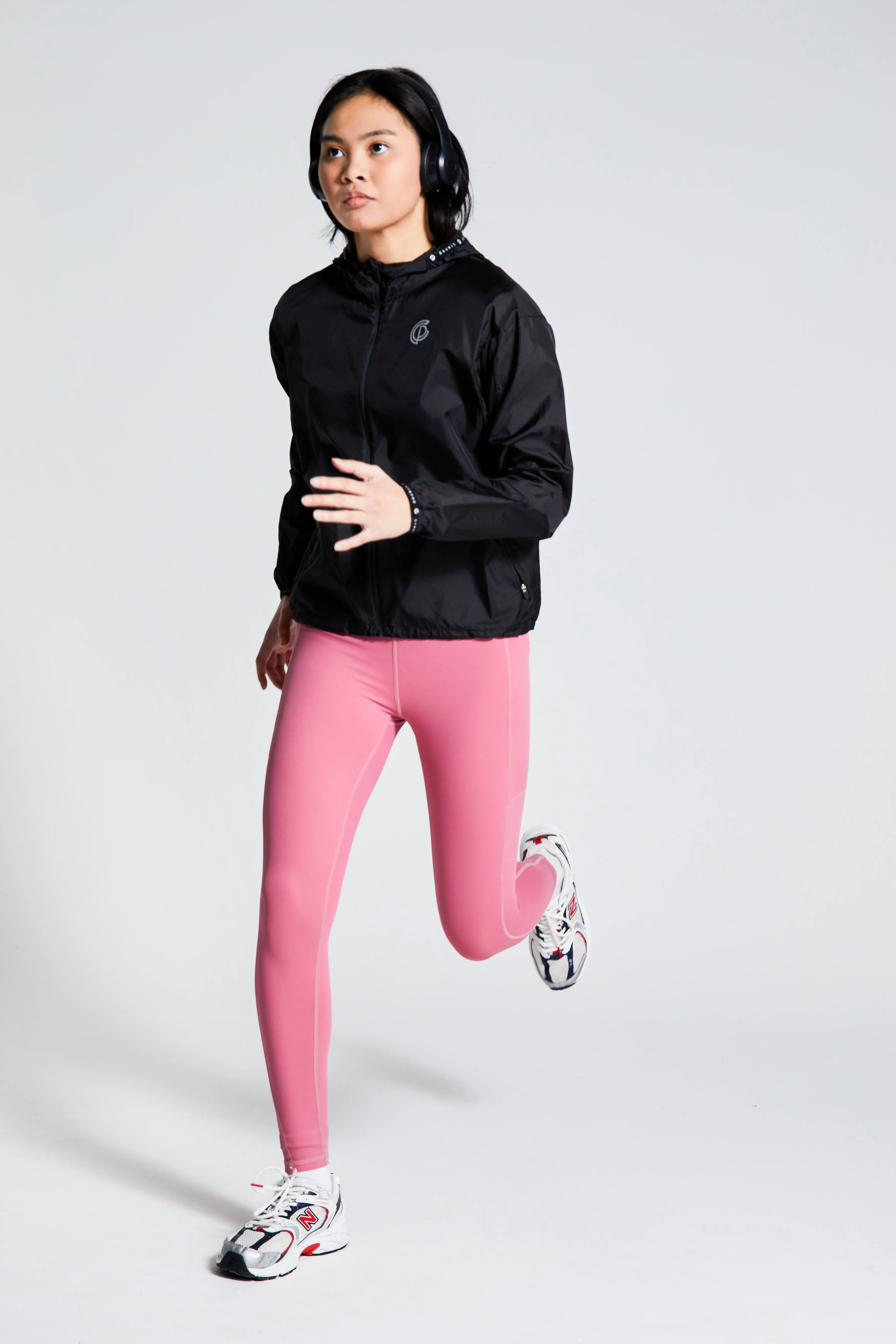 Womens- Lightweight Running Jacket - Black